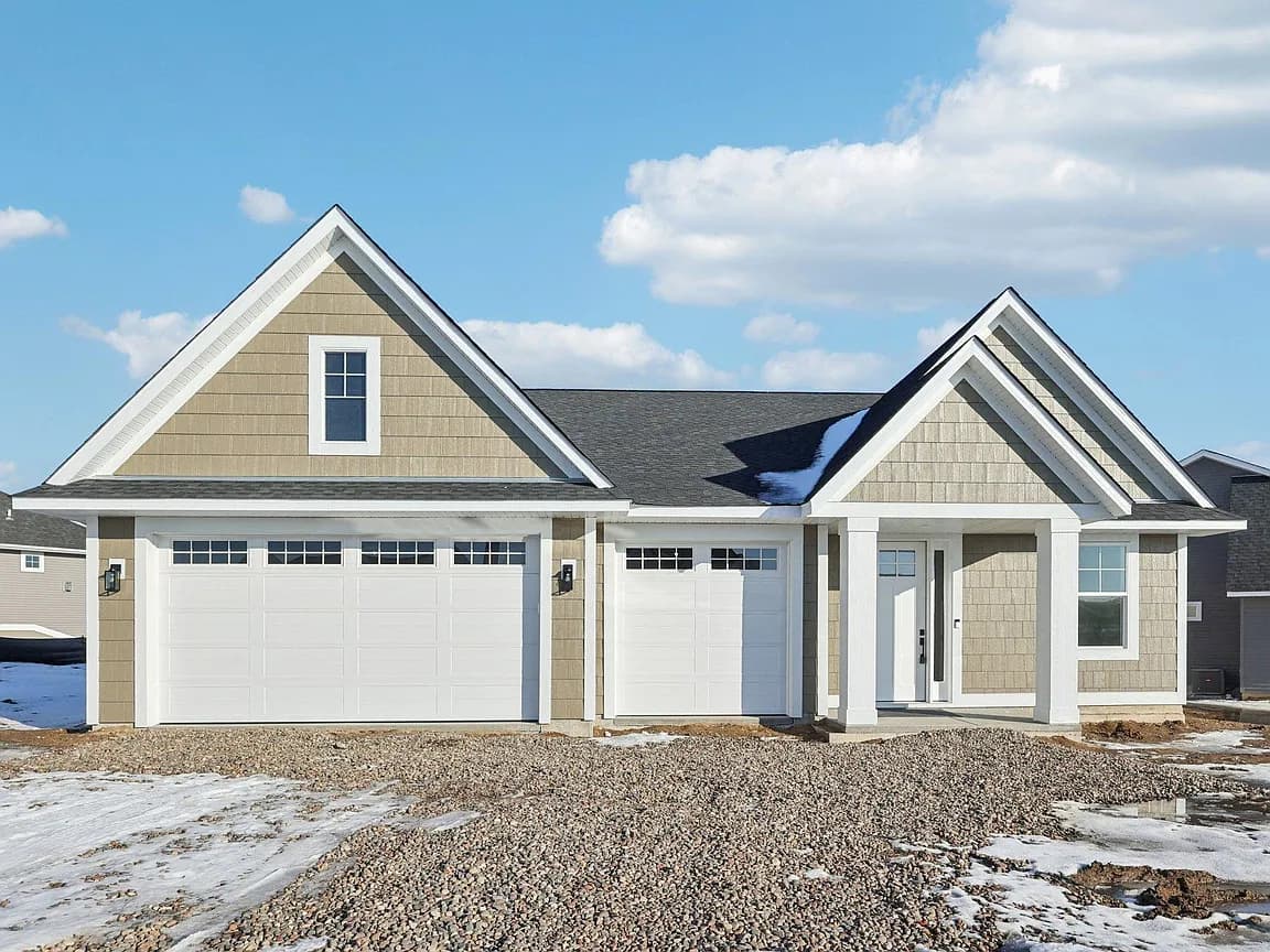 The Beacon Craftsman custom home built by Nordic Homes in Maple Grove, MN